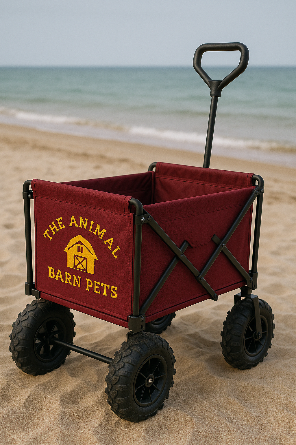 Heavy-Duty Pet Utility Wagon – The Animal Barn Edition