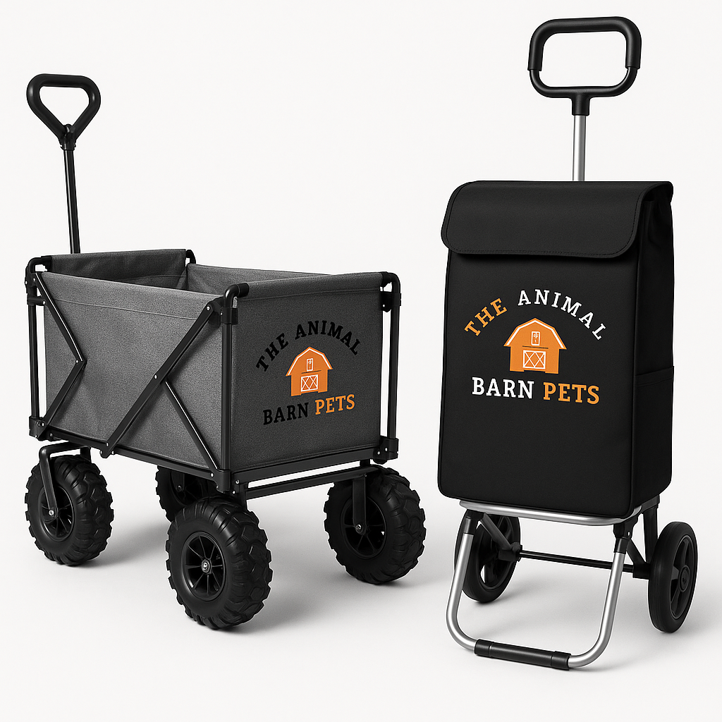 Heavy-Duty Pet Utility Wagon – The Animal Barn Edition