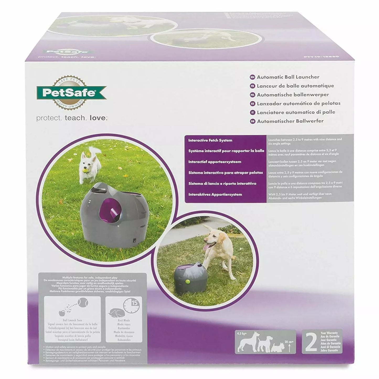 Petsafe Automatic Ball Launcher - Dog Outdoor Tennis Ball Thrower